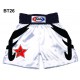 BT26 White Satin Boxing Shorts